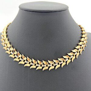 Vintage Goldtone Trifari Choker Necklace